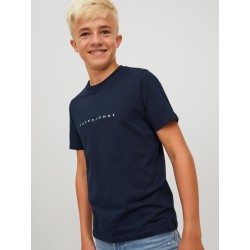 Jack & Jones Jr Copenhagen crew neck T-shirt - Navy Blazer
