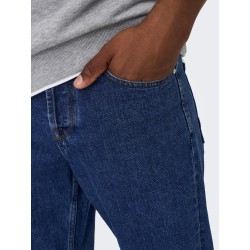 ONLY & SONS Straight Jeans - Blue Denim