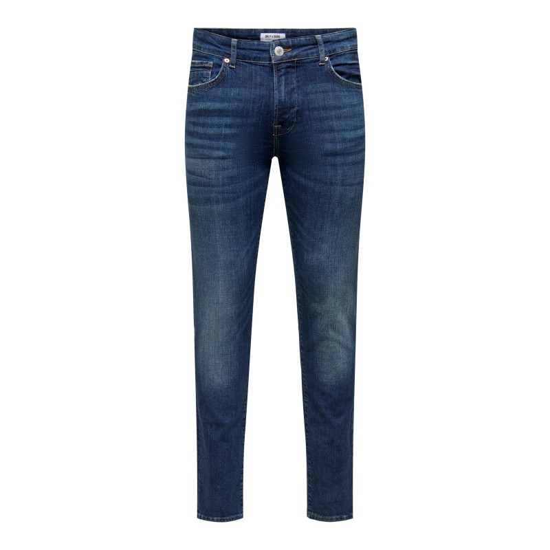 ONLY & SONS Loom Slim Jeans - Dark Blue Denim