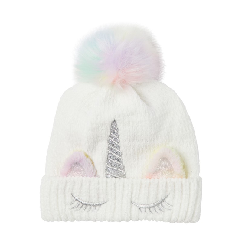 NAME IT Metea Knit Hat - Snow White