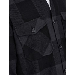 ONLY & SONS Milo Langærmet Ternet Overshirt - Dark Navy