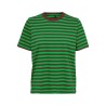 ONLY Lulu Stribede Boxy T-Shirt - Green Bee