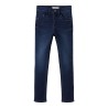 NAME IT Kids Polly Skinny Denim Jeans - Dark Blue Denim