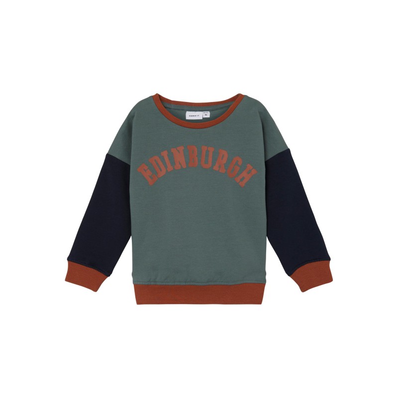 NAME IT Mini Offe Sweatshirt - Balsam Green