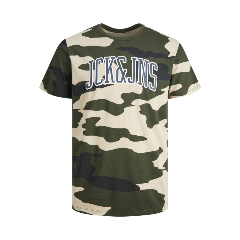 JACK & JONES Junior Conan Camo T-shirt - Rosin