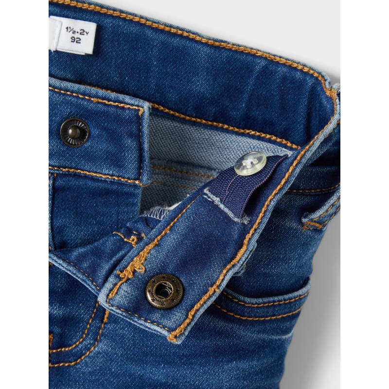 NAME IT Mini Silas Sweat Jeans - Medium Blue Denim