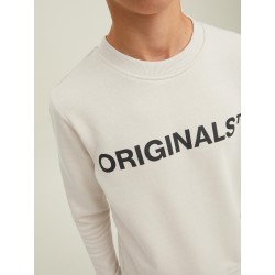 JACK & JONES Junior Clean Sweatshirt - Moonbeam