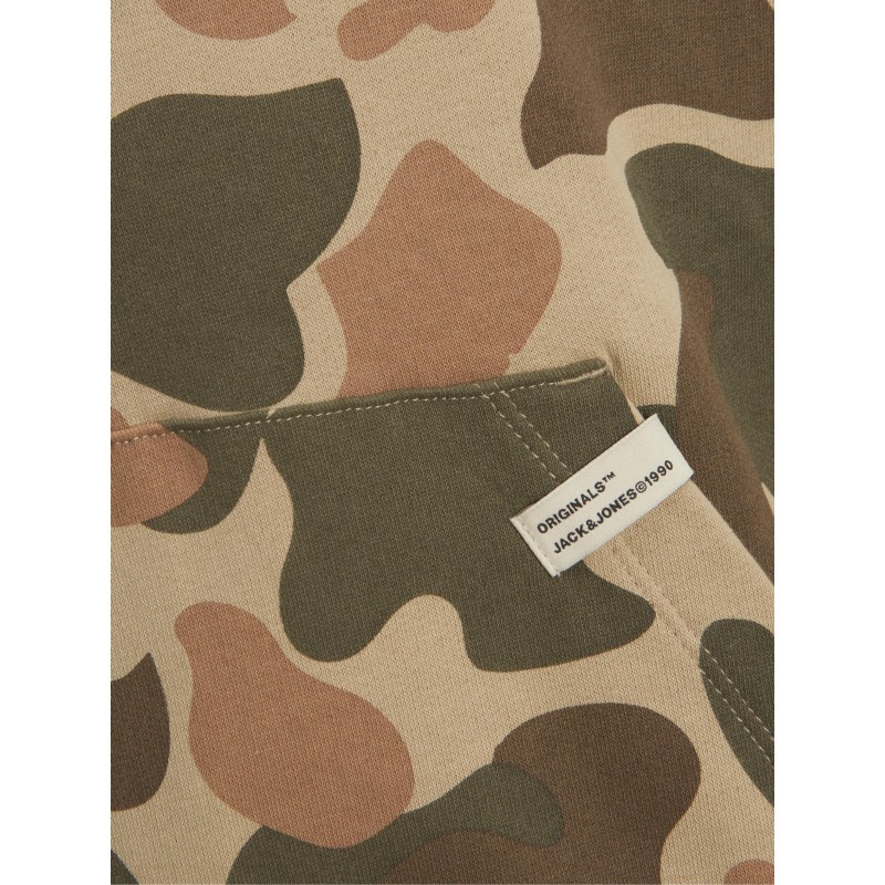 JACK & JONES JR Camo Sweat Hoodie - Twill