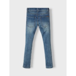 NAME IT Kids Theo x-Slim Sweat Jeans - Light Blue Denim