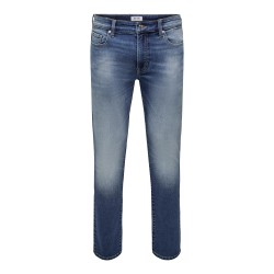 ONLY & SONS Slim 3522 Jeans - Medium Blue Denim