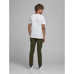 JACK & JONES Junior Marco Slim Fit Chinos - Forest Night