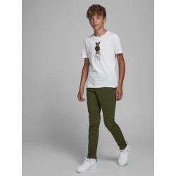 JACK & JONES Junior Marco Slim Fit Chinos - Forest Night