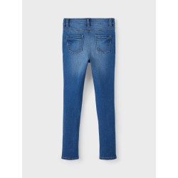 NAME IT Kids Polly Skinny Denim Jeans - Medium Blue Denim
