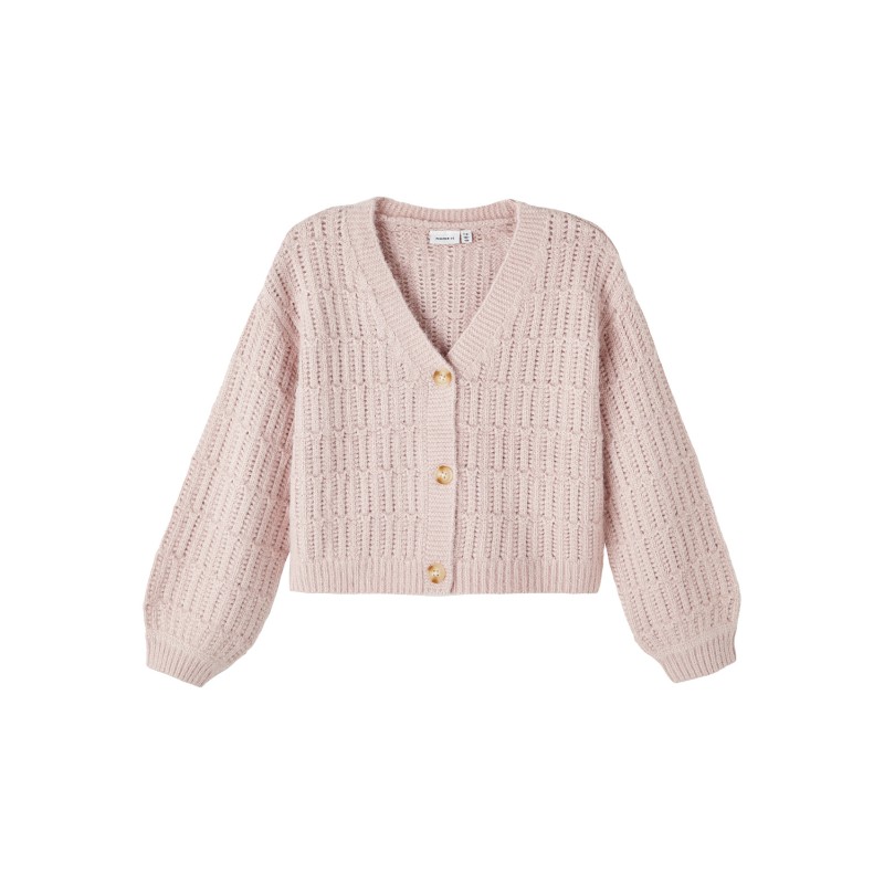 NAME IT Nkfolopa Langærmet Knit Card - Burnished Lilac