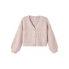 NAME IT Kids Olopa Glimmer Strik Cardigan - Burnished Lilac