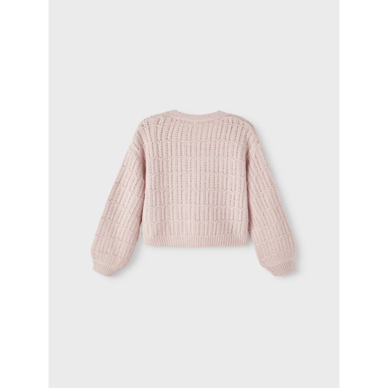 NAME IT Nkfolopa Langærmet Knit Card - Burnished Lilac