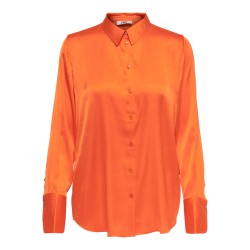 JDY Fifi Langærmet Oversized Shirt Vævet - Orangeade