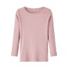 NAME IT Mini L/S Rib Bluse - Deauville Mauve