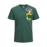 JACK & JONES Jul Lomme T-Shirt - Trekking Green