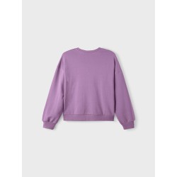 LMTD Kim Kort Bred Sweatshirt - Pale Pansy