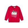 NAME IT Mini Vismas Langærmet Jule Sweatshirt - Jester Red