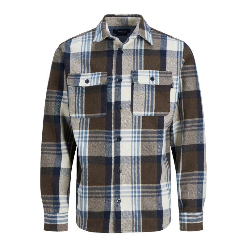 JACK & JONES Jprbludylan Check Overshirt Langærmet Cpo - Java