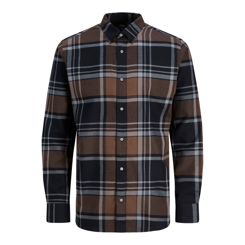 JACK & JONES Jprbladallas Winter Shirt Langærmet - Fondue Fudge