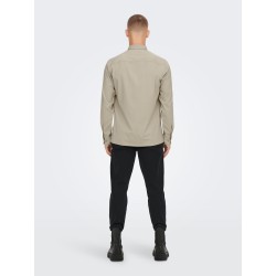 ONLY & SONS Yuki Skjorte - Chinchilla