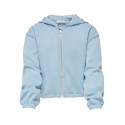 KIDS ONLY Scarlett Langærmet Zip Hoodie - Cashmere Blue
