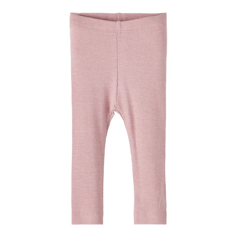 NAME IT Baby Rib Leggings - Deauville Mauve Melange