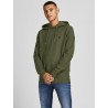 JACK & JONES Structure Sweat Hoodie - Forest Night