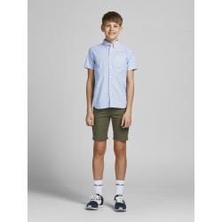 JACK & JONES JUNIOR Oxford Skjorte - Kortærmet | Drengetøj