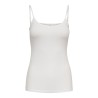 JDY Ava Singlet Top - Cloud Dancer
