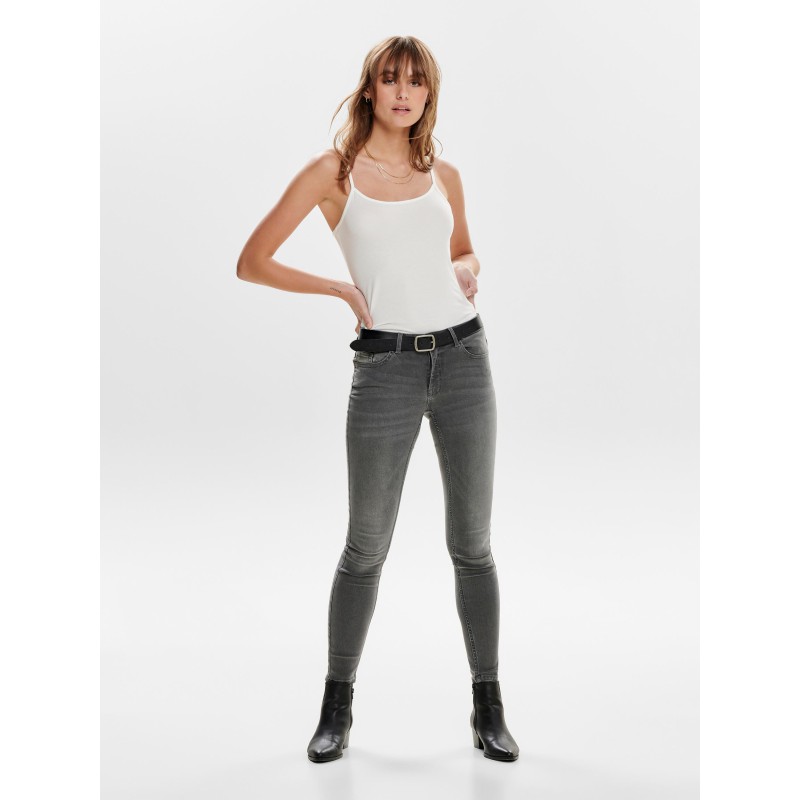 JDY Ava Singlet Top - Cloud Dancer