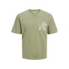 JACK & JONES Junior Crayon Pocket T-shirt - Oil Green