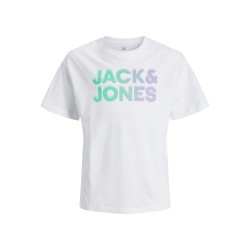 JACK & JONES Jcodigitali Tee Kortærmet Crew Neck Junior - Hvid