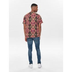 ONLY & SONS PERFORMANCE JEANS WASHED - BLUE DENIM