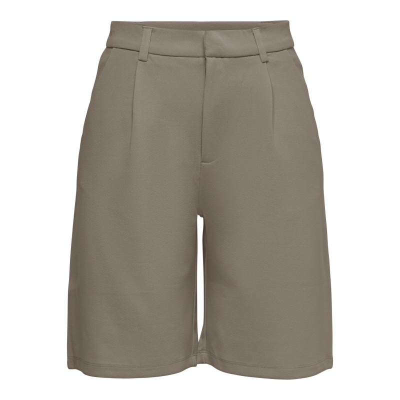 JDY Tanja City Lange Capri Shorts - Driftwood