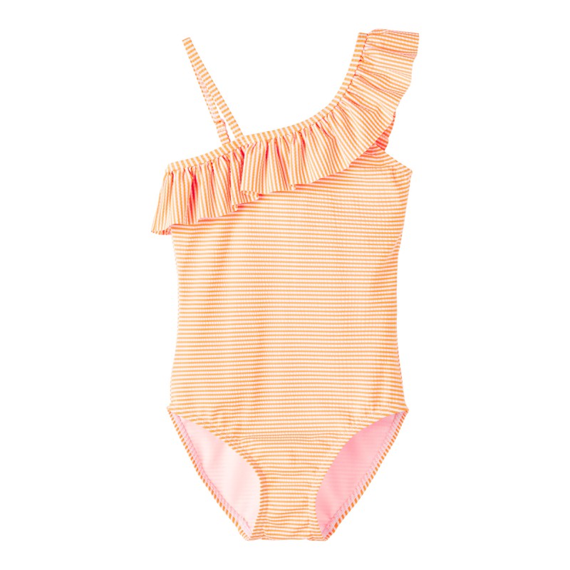 NAME IT Nkfziline Swimsuit Box - Orange Pop