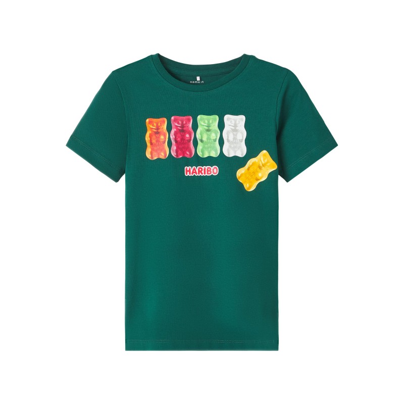 NAME IT Kids Magmi Haribo T-shirt - Forest Biome