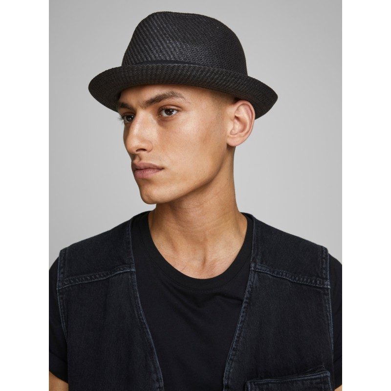 JACK & JONES Jactim Straw Hat - Sort