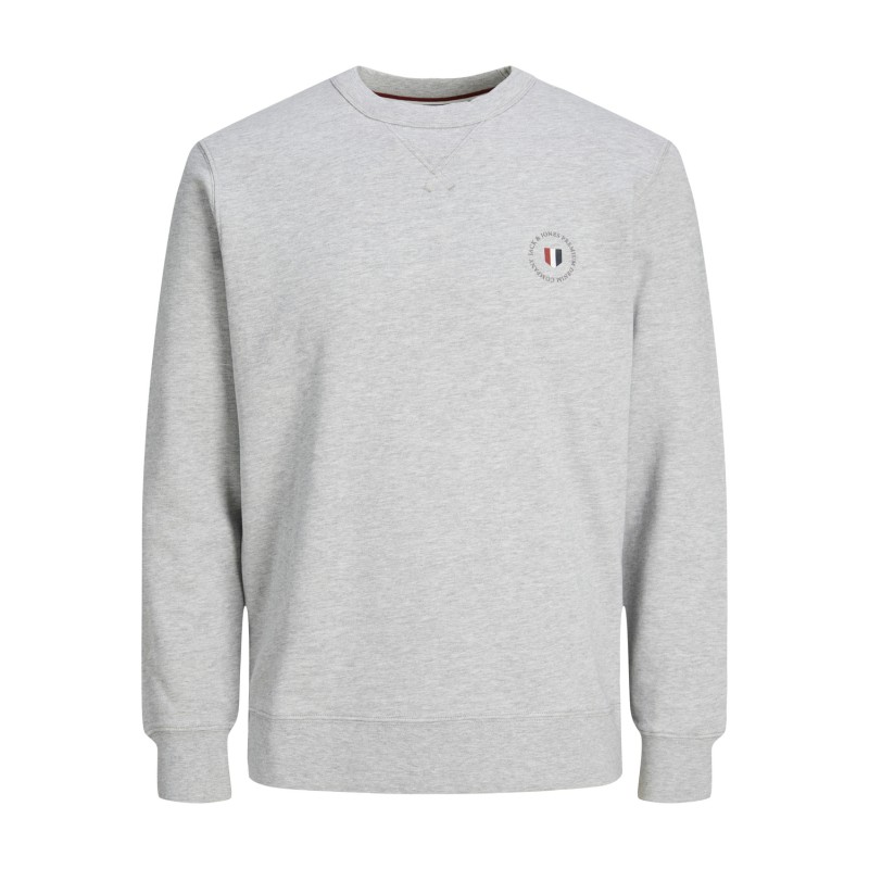 JACK & JONES Jprblushield Sweat Crew Neck - Cool Grey