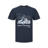 JACK & JONES Plus Hunt T-shirt - Navy Blazer