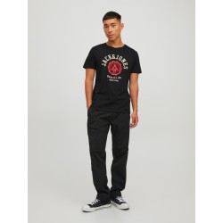 JACK & JONES Logo T-shirt - Sort