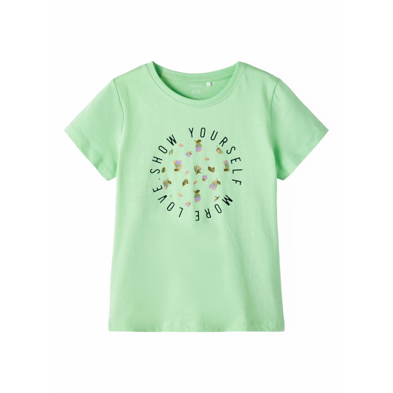 NAME IT Kids Dolejma Kortærmet T-shirt - Green Ash