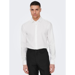 ONLY & SONS Andy Slim Fit Skjorte - Hvid