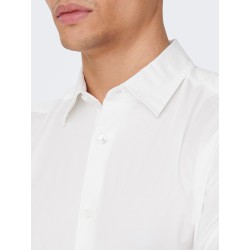 ONLY & SONS Andy Slim Fit Skjorte - Hvid