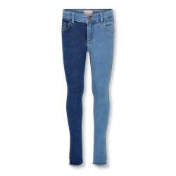KIDS ONLY Blush Skinny 2Tone Jeans - Medium Blue Denim