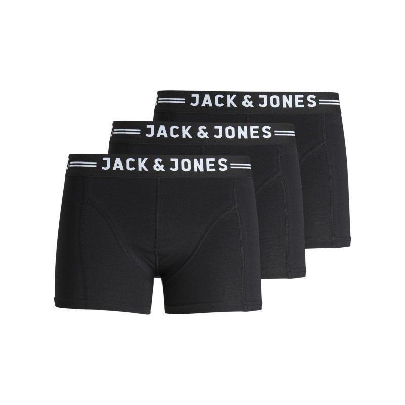 JACK & JONES Junior Sense Trunks 3-Pak - Sort