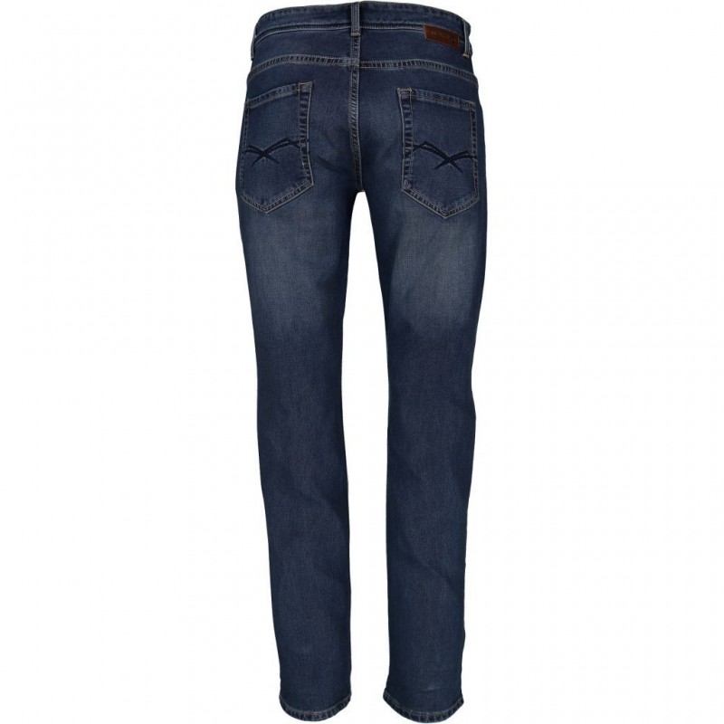 FINESMEKKER AULENDORF Denim Slim Stretch  Jeans - Dark Blue Denim